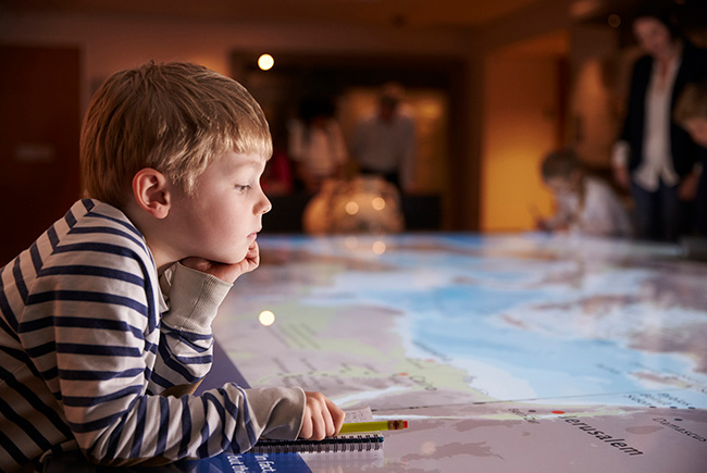 Dagje uit met de kinderen naar een museum